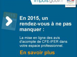 Cotisation foncière des entreprises et imposition forfaitaire sur les entreprises de réseaux (CFE-IFER) 2015 – Paiement en ligne et dématérialisation des avis : La Direction générale des Finances publiques vous informe.