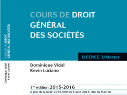 Réédition du cours de droit général des sociétés