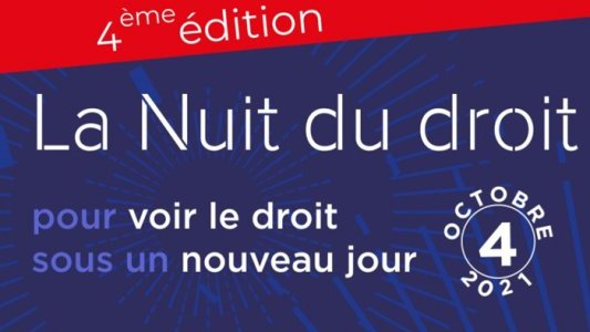 Nuit du droit : ce sera le 4 octobre 2021