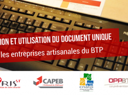 Enquête sur le Document Unique des TPE du BTP : il reste du chemin à faire pour optimiser son efficacité