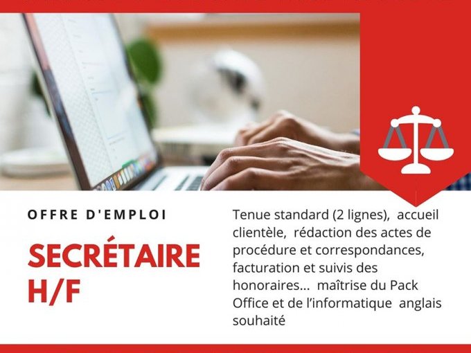 Emploi : Le Cabinet (...)