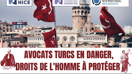 Formation Barreau de Nice : "la place des avocats en Turquie"