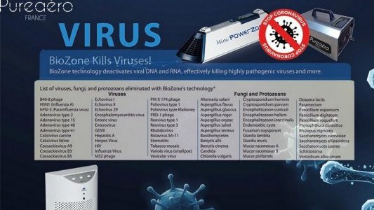 Efficacité de la technologie BIOZONE contre le SRAS-CoV-2 (Covid19)