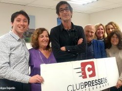 Vincent Xavier Morvan réélu Président du Club de la Presse Méditerranée 06 