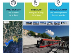 Embarquez à bord du tramway en 3D pour découvrir la ligne Nice Ouest !!