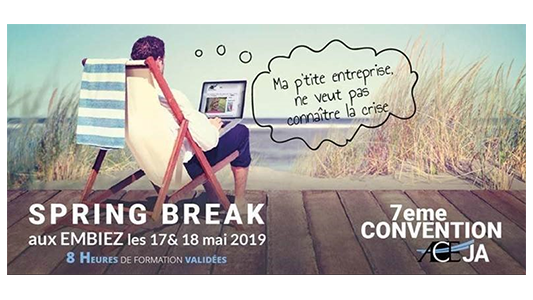 Spring Break ACE-JA : ce sera aux EMBIEZ les 17 et 18 mai 2019