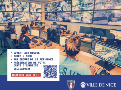 A Nice le Centre de Supervision Urbain ouvre ses portes aux visiteurs sur inscription préalable 