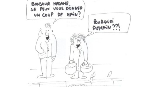 Le petit croquis de Robert Roux