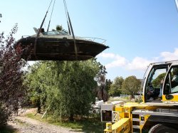 Mandelieu : L'enlèvement des épaves et le nettoyage des berges se poursuit 