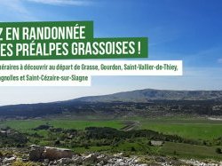 14 nouveaux itinéraires de randonnée à découvrir dans les Préalpes grassoises 