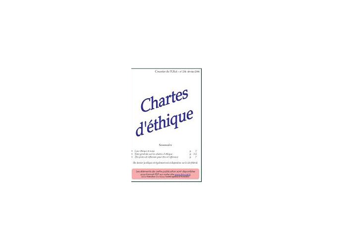 Chartes éthiques, codes