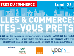 [SAVE THE DATE] Les 1ères Rencontres du commerce : Villes et Commerces êtes-vous prêts ?