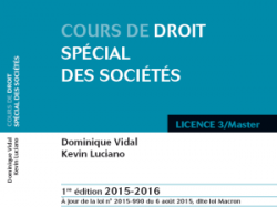 Réédition du cours de droit spécial des sociétés