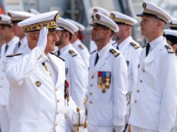 Le vice-amiral d'escadre Christophe Lucas, préfet maritime de la Méditerranée