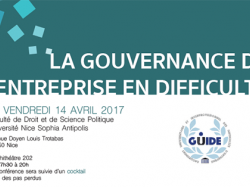 La gouvernance de l'entreprise en difficulté : une conférence du GUIDE 06 indispensable pour tous les dirigeants 