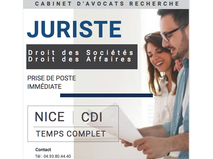 EMPLOI - Offre : Cabinet