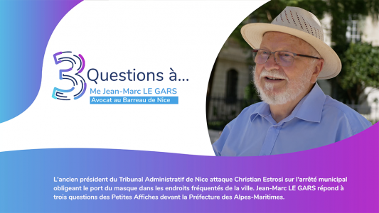 Port du masque : L'arrêté municipal de Christian Estrosi en audience référé-liberté au TA demain 