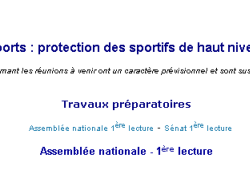 Vers une évolution du statut des sportifs de haut niveau