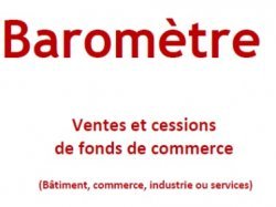 Le nombre de cessions de fonds de commerce diminue légèrement 