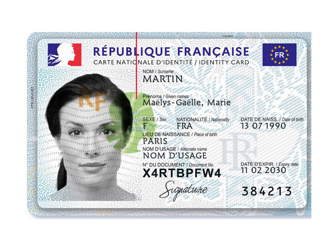 La nouvelle carte nationa