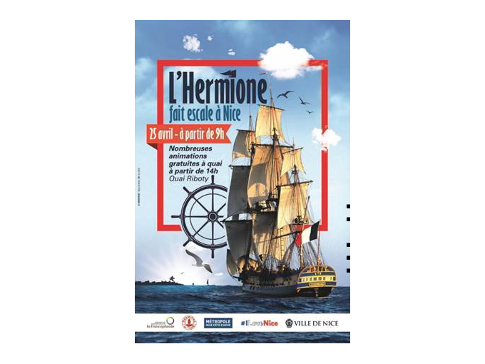 Arrivée de l'Hermione (...)