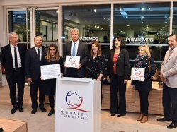 Remise de la Marque Qualité Tourisme au Printemps Polygone Riviera