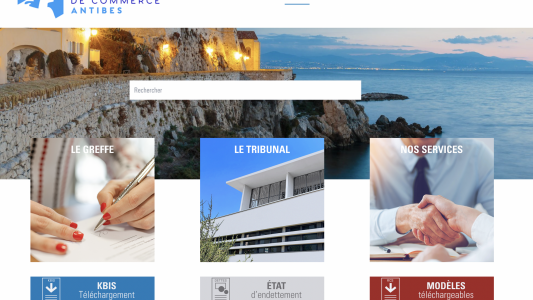 Greffe du Tribunal de Commerce d'Antibes : Un nouveau site optimisé pour les entreprises 