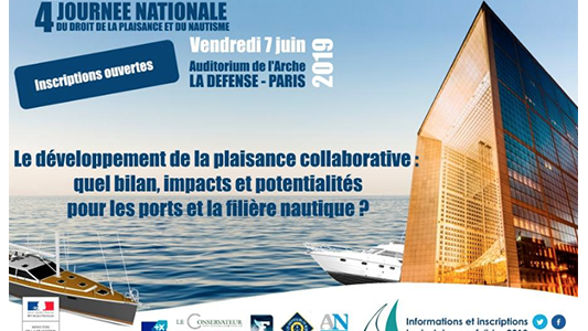 4ème Journée Nationale du Droit de la Plaisance et du Nautisme le 7 juin