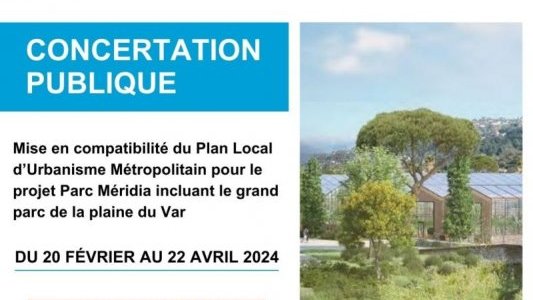 Concertation Parc Méridia : réunion publique le 21 février à 18 h à l'IMREDD