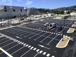 Le parking relais multimodal de Cannes offre à ce jour 263 places de stationnement gratuites