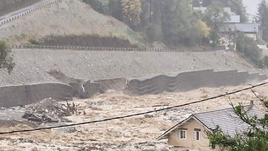 Tempête Aline : D'impressionnants dégâts dans la Vésubie 