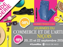 Première édition des Journées du Commerce et de l'Artisanat Niçois du 20 au 22 sept 