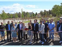 A La Garde, inauguration de l'extension du cimetière