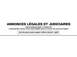  ?? Alerte info ?? : la publication légale des Mutations de fonds de commerce dans un Journal d'Annonces Légales rétablie