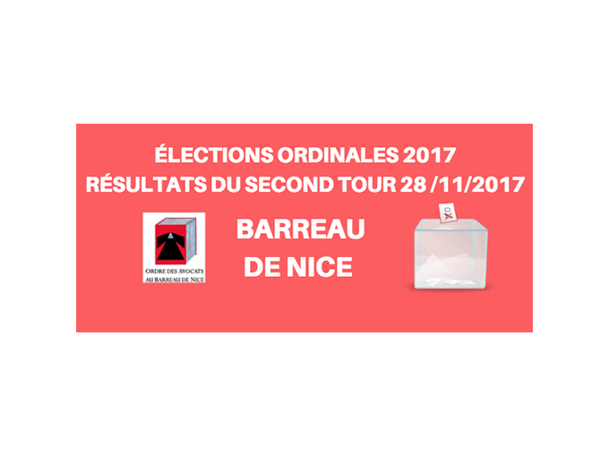 BARREAU DE NICE - Résultat