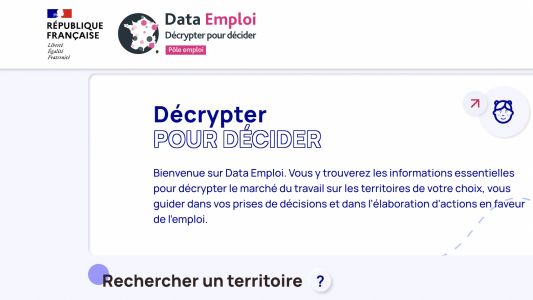 Pôle Emploi lance Data emploi, un outil d'aide à la décision pour les acteurs territoriaux 