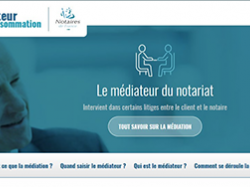 Lancement du site " Médiateur du notariat"