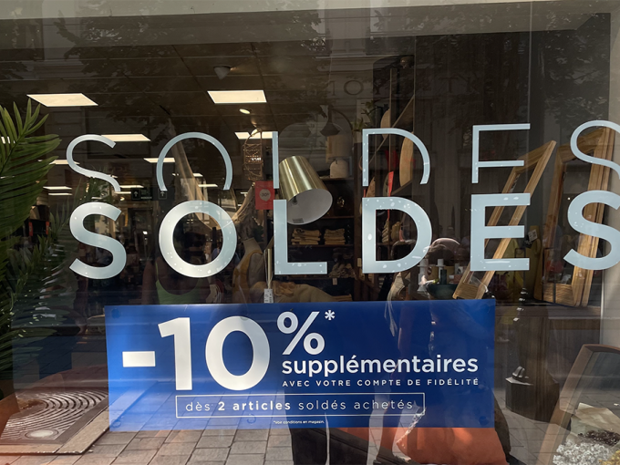 Cette année les soldes