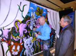 Foire de Nice : l'artiste Patrick MOYA en performance !