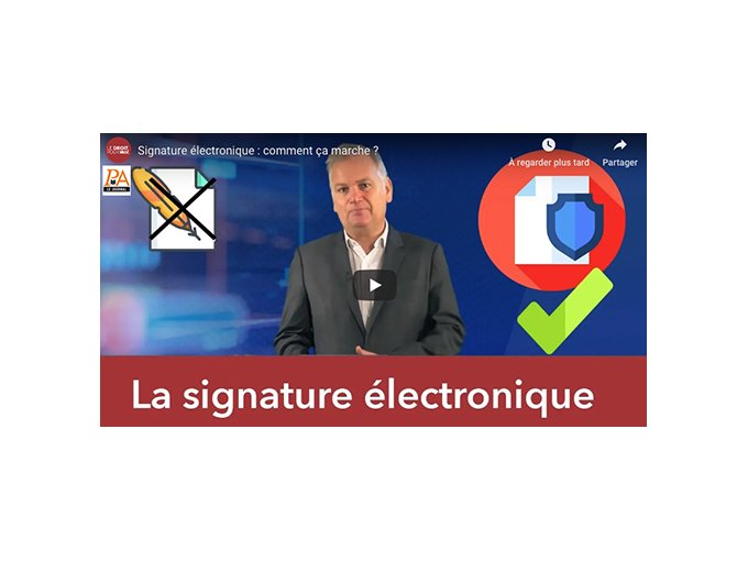 VIDÉO - La signature (...)