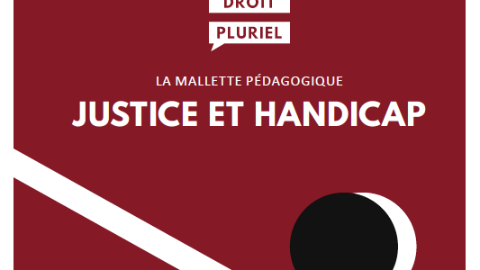 Justice et handicap : lancement de la mallette pédagogique sur le handicap à destination des professionnels du droit