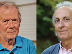 Alain Brillet et Thibault Damour, physiciens, lauréats 2017 d'une double médaille d'or du CNRS