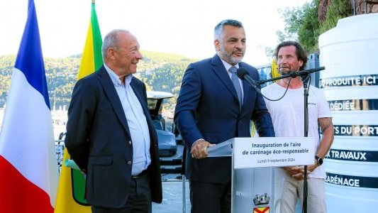 Un dispositif de dessalement d'eau de mer inauguré au Port de la Rague à Mandelieu