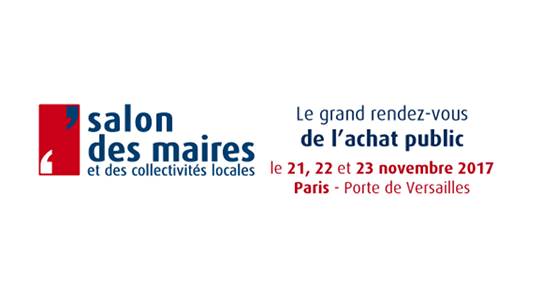 Le Salon des Maires et des Collectivités Locales aura lieu du 21 au 23 novembre 2017