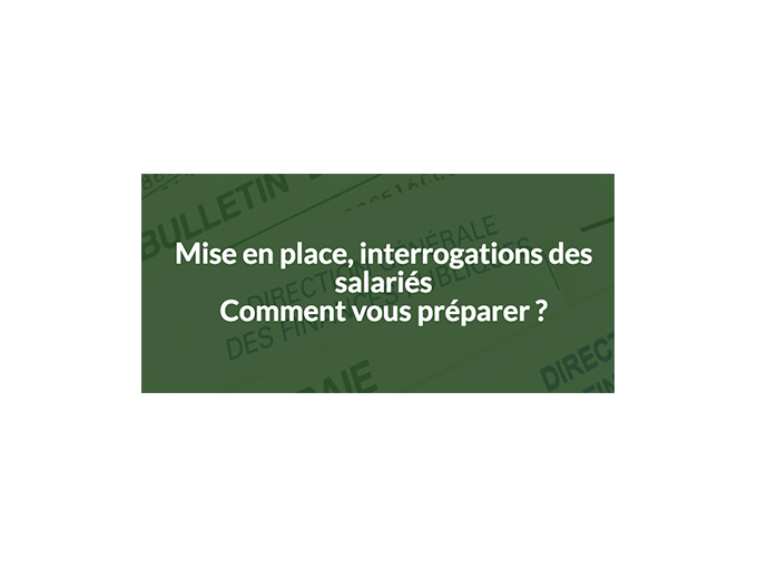 Séminaire : Prélèvement à