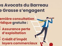 Le Barreau de Grasse lance une "Opération solidarité avec les commerçants"