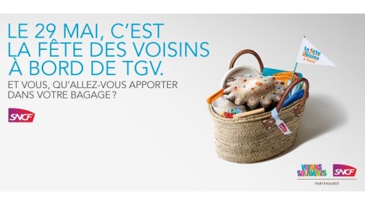  En déplacement le 29 mai ? La Fête des Voisins se célèbre aussi dans les TGV ! 