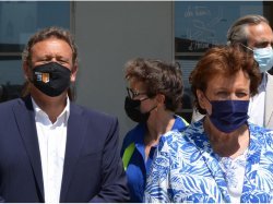 A Hyères, Roselyne Bachelot à la rencontre des acteurs culturels varois