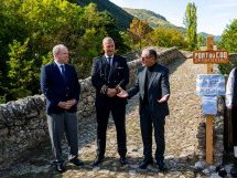 La Brigue : Le Pont du Coq inauguré par son bienfaiteur S.A.S. le Prince Albert II de Monaco 