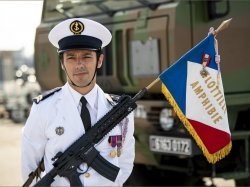 Erwan Kermabon, nouveau commandant pour la flottille amphibie